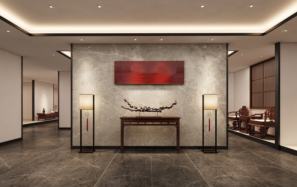 紅木家具展廳裝修設(shè)計(jì)