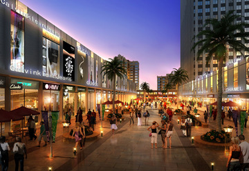 萬達廣場裝修設(shè)計效果圖